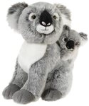 Heunec&reg; Pl&uuml;schfigur Heunec MISANIMO Koala B&auml;r mit Baby Gr&ouml;&szlig;e 25 cm