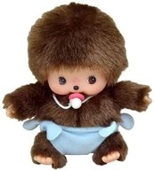 Monchhichi Pl&uuml;schfigur Bebichhichi Junge 13 cm Monchhichi Puppe Baby mit blauer