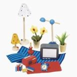 goki Puppenhausm&ouml;bel Accessoires Wohn- und Schlafzimmer (packung, 17tlg., set),
