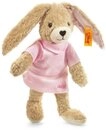 Steiff Kuscheltier Hoppel Hase, rosa, Enth&auml;lt Bio-Baumwolle