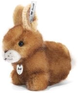Steiff Kuscheltier Steiff Hoppel Hase Kaninchen 14cm braun sitzend 080081