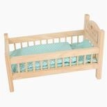 Small Foot Puppenbett Puppenbett, natur (packung, spar set), Modernes Design,