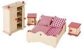 Gollnest & Kiesel Puppen Accessoires-Set Goki 51954 - Puppenm&ouml;bel Schlafzimmer,