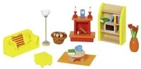 Gollnest & Kiesel Puppen Accessoires-Set Goki 51904 - Puppenm&ouml;bel Wohnzimmer,