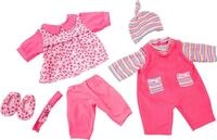 Bayer Puppenkleidung Legging/Latzhose (Set, 7-tlg)