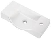 FACKELMANN Waschbecken Keramikbecken G&auml;ste-WC