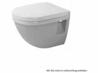 Duravit Waschbecken Duravit Starck 3 Wand-Tiefspül-WC Compact 360x485mm, weiß...