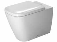 Duravit WC-Komplettset Duravit Stand-WC HAPPY D.2 BACK-TO-WALL