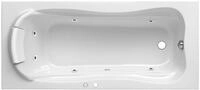 OTTOFOND Whirlpool-Badewanne Jamaica, (Komplett-Set), Typ 1, 180x80 cm