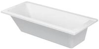 Duravit Badewanne D-Code 1700 x 750 mm Wei&szlig; mit einer R&uuml;ckenschr&auml;ge