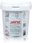 SANIT Sp&uuml;lkasten-Einwurfschacht 10 St&uuml;ck im Eimer f&uuml;r 40 Wochen Frische