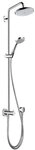 hansgrohe Duschsystem Croma Showerpipe, H&ouml;he 121.1 cm, 220 1jet Reno - Chrom