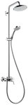 hansgrohe Duschsystem Croma Showerpipe, 220 1jet mit Einhebelmischer - Chrom