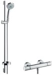 hansgrohe Duschsystem Croma 100, H&ouml;he 95.8 cm, 3 Strahlart(en), 100 Multi m....