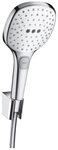 hansgrohe Handbrause Raindance Select E, Brausehalterset 120 3jet mit...