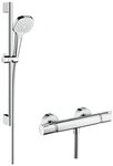 hansgrohe Duschsystem Croma Select E, H&ouml;he 66.9 cm, 3 Strahlart(en), Vario mit
