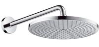 hansgrohe Kopfbrause Raindance S, Tellerkopfbrause 300 1jet mit Brausearm 390...