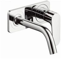 hansgrohe Unterputzarmatur Axor Citterio M Einhebel-Waschtischmischer mit Platte