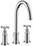 hansgrohe Waschtischarmatur Axor Montreux 180 3-Loch Kreuzgriff mit