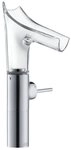 hansgrohe Waschtischarmatur Axor Starck V 220 Waschtischmischer mit Glasauslauf