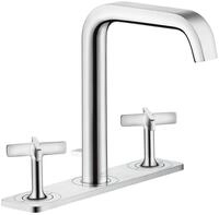 hansgrohe Waschtischarmatur Axor Citterio E 170 3-Loch mit Platte mit