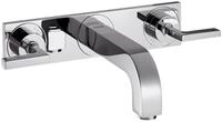 hansgrohe Unterputzarmatur Axor Citterio 3-Loch Waschtischarmatur mit Platte