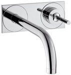 hansgrohe Unterputzarmatur Axor Uno Einhebel-Waschtischmischer m. Platte Wandmontage