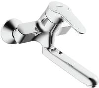 HANSA Waschtischarmatur Hansamix Einhand-Wandbatterie Care&reg; Strahlregler