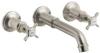 hansgrohe Unterputzarmatur Axor Montreux 3-Loch Waschtischarmatur Kreuzgriff