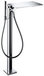 hansgrohe Wannenarmatur Axor Massaud Einhebel-Wannenmischer bodenstehend - Chrom