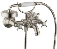 hansgrohe Wannenarmatur Axor Montreux 2-Griff mit Kreuzgriff