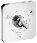 hansgrohe Unterputzarmatur Axor Citterio E Ab- und Umstellventil Trio/Quattro 120/120