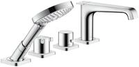 hansgrohe Wannenthermostat Axor Citterio E 4-Loch Fliesenrandarmatur mit...