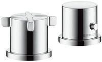 hansgrohe Wannenarmatur Axor Citterio E 2-Loch Wannenrandarmatur mit Thermostat