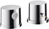 hansgrohe Wannenthermostat Axor Uno 2-Loch Wannenrandarmatur mit Thermostat - Chrom
