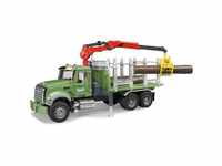 Bruder® Spielzeug-Forstmaschine Mack Granite Holztransport-LKW 1:16,...