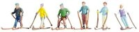 NOCH Modelleisenbahn-Figur N Figuren Skifahrer 36828