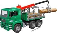 Bruder&reg; Spielzeug-Forstmaschine MAN Holztransporter mit Ladekran 43 cm...