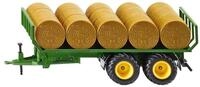Siku Spielfahrzeug-Anh&auml;nger Farmer - Rundballenah&auml;nger - gr&uuml;n/goldgelb