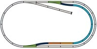 PIKO Modelleisenbahn-Set H0 Gleis-Erg&auml;nzungs-Set 55320
