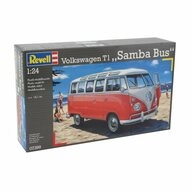 Revell&reg; Modellbausatz Volkswagen T1 Samba Bus, 07399, Ma&szlig;stab 1:24, (173-tlg)