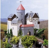 Auhagen Modelleisenbahn-Geb&auml;ude H0, TT, N Modell Burg Lauterstein 12 263