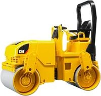 Bruder&reg; Spielzeug-Baumaschine Vibrationswalze 1:16, lenkbare Walze mit...