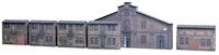 Auhagen Modelleisenbahn-Geb&auml;ude H0 Relief-Kartonbausatz mit 6...