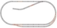 Roco Modelleisenbahn-Set H0 Roco geoLINE (mit Bettung) 61102 Erg&auml;nzungs-Set 1 Set