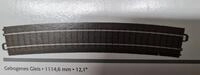 M&auml;rklin Modelleisenbahn-Prellbock M&auml;rklin H0 24912 gebogenes C-Gleis Radius 1.