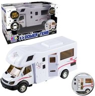 Happy People Spielzeug-Auto Die Cast Motorhome Wohnmobil wei&szlig; 17cm