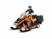 Bruder® Spielzeug-Quad Snowmobil mit Fahrer 1:16 63101