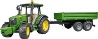 Bruder&reg; Spielzeug-Traktor John Deere 5115M mit Bordwandanh&auml;nger 45 cm...