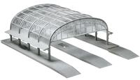 Faller Modelleisenbahn-Geb&auml;ude Faller Spur N 222127 Bahnhofshalle Bahnsteige